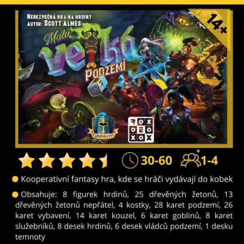 Fantasy zážitek v kapesním balení – Malá velká podzemí pod lupou