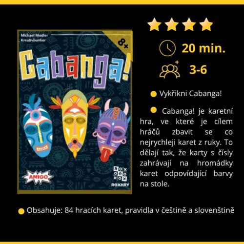 Recenze na karetní hru – CABANGA !!!